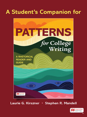 cover image of A Student's Companion for Patterns for College Writing